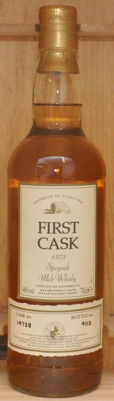 Dailuaine - First Cask 1973 - Speyside - 30 year old 46% vol - Whiskey