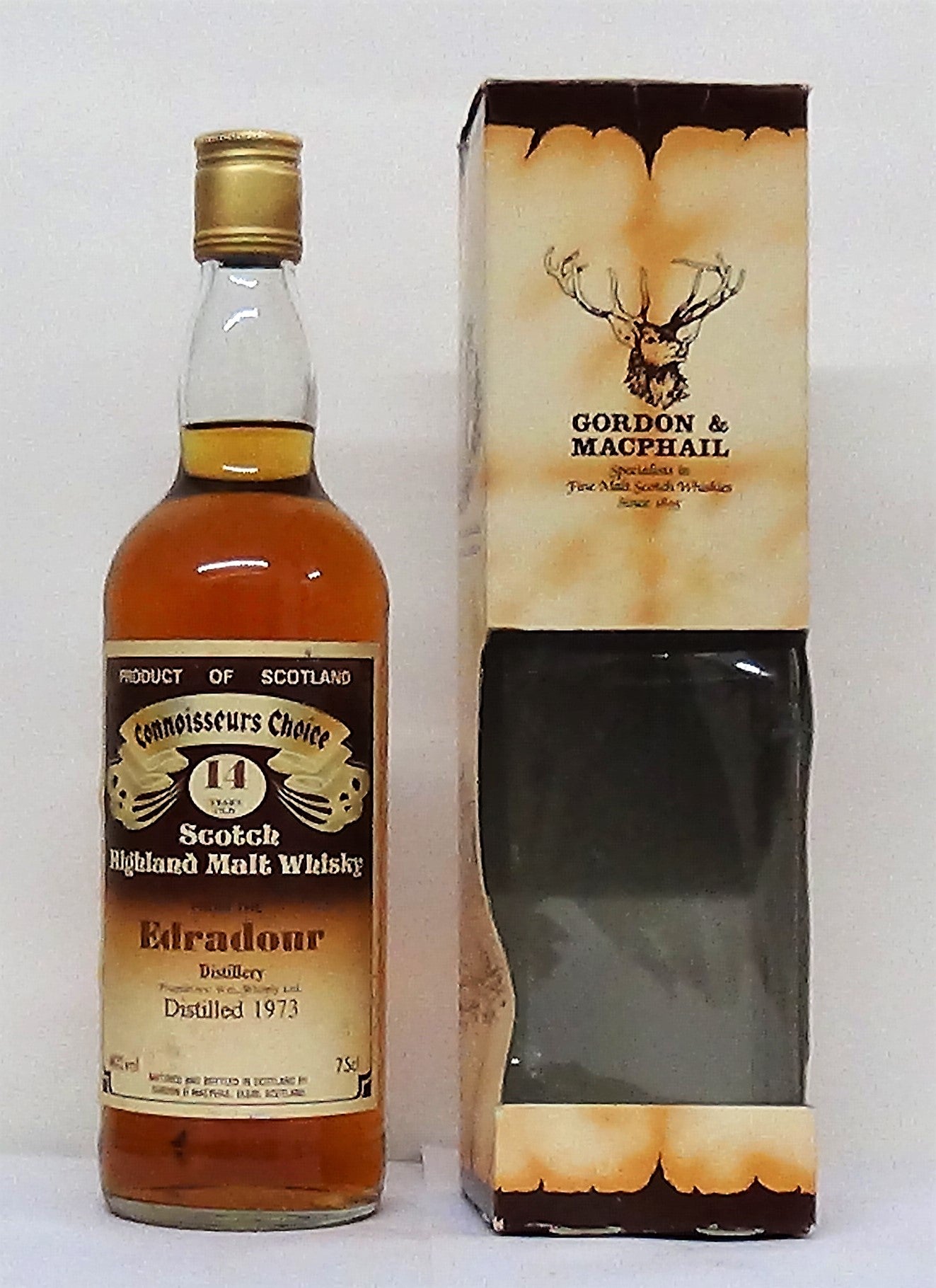 1973 Edradour 14 Year Old Connoisseurs Choice Highland Malt - Scottish