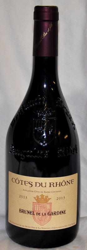 Brunel de la Gardine Cotes du Rhone - 2015 - Rhône, Red - Wines - M&M