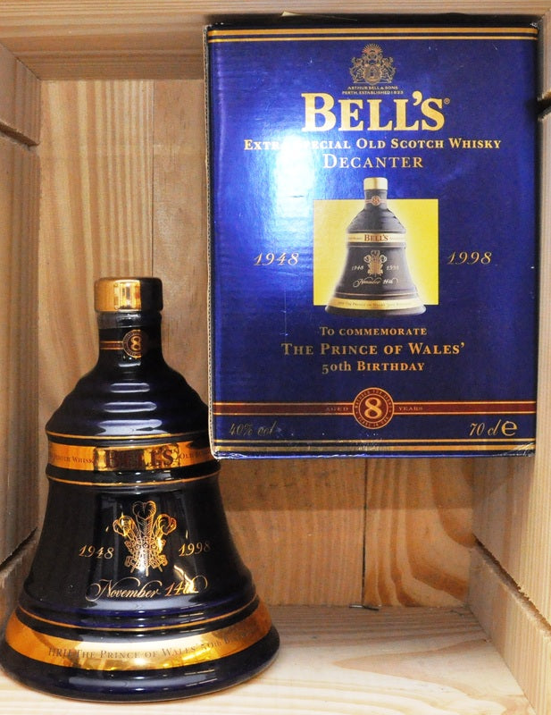 Bell's - Ceramic bell decanter - Blend - 50th birthday 1998 Prince of