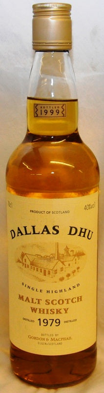 Dallas Dhu - Gordon & McPhail 1979 - Speyside - bottled 1999 20 y/old