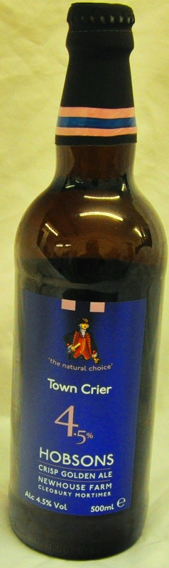 Town Crier - 4.5% - 50cl - British Beers - Beer - M&M Personal Vintner