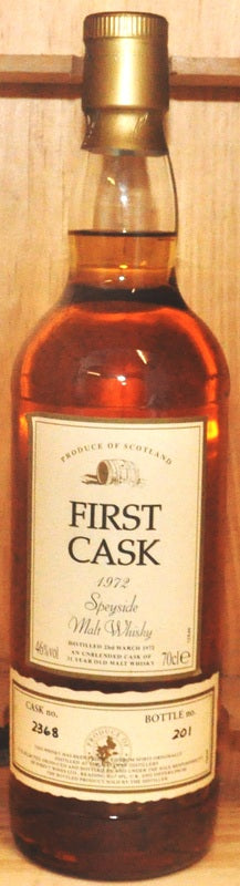 Macduff - First Cask 1972 - Speyside - 31 year old 46% vol - Whiskey -