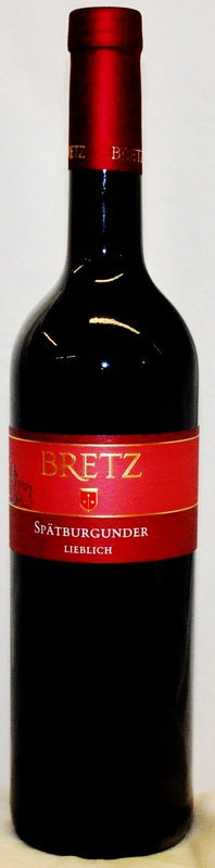 Ernst Bretz - Deutscher Spätburgunder Qba - 2015 - Red Wines - German 