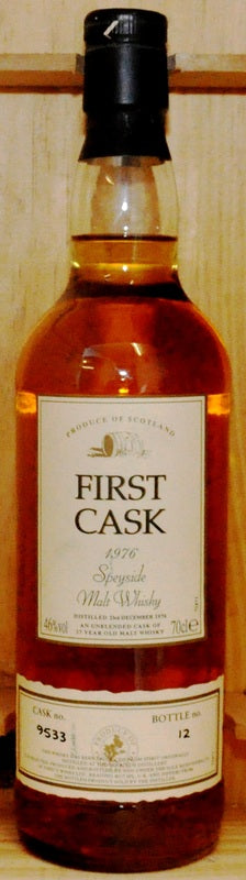 Benriach - First Cask 1976 - Speyside - 27 year old 46% vol - Whiskey