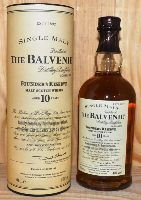 The Balvenie - Founder's Reserve - Speyside - 10 year old 40% vol - Wh