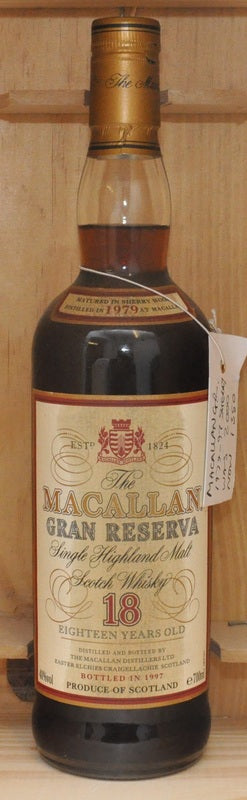 The Macallan Gran Reserva - 1979 - Sherry wood - Speyside - 40% - Whis