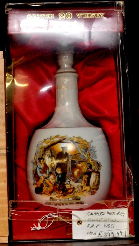 Mackinlay's - Porcelain Decanter 'The Illicit Highland Whisky Still'-