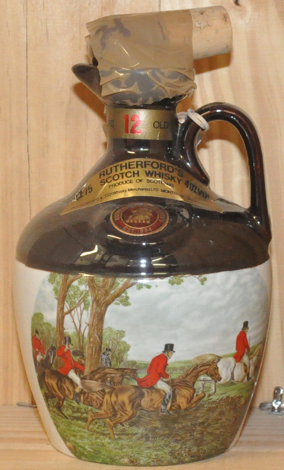 Rutherford's - Game Bird Ceramic Decanter - 700ml - 40% vol - Whiskey