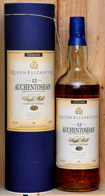 Auchentoshan - Cunard - 12 year old - 1000ml - 43% vol - Whiskey - M&M