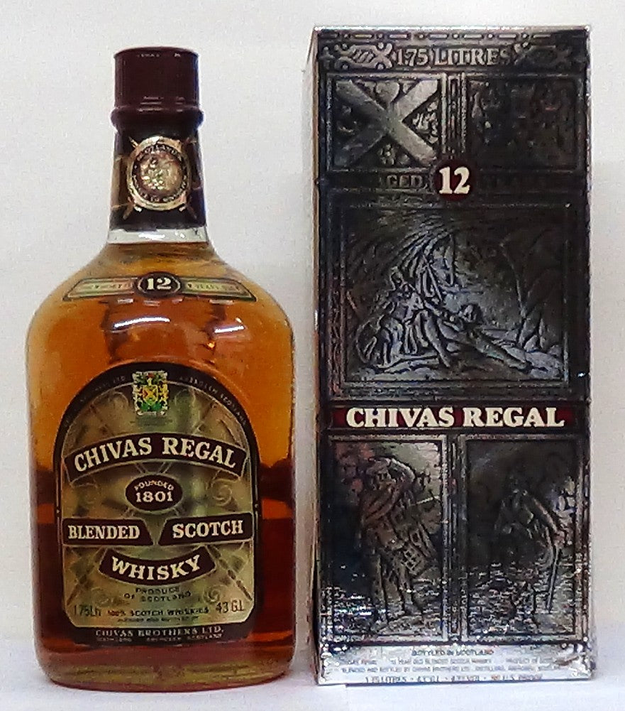 Chivas Regal 1.75 Litres Bottle1980s Bottling Whisky Sotland - Scotti