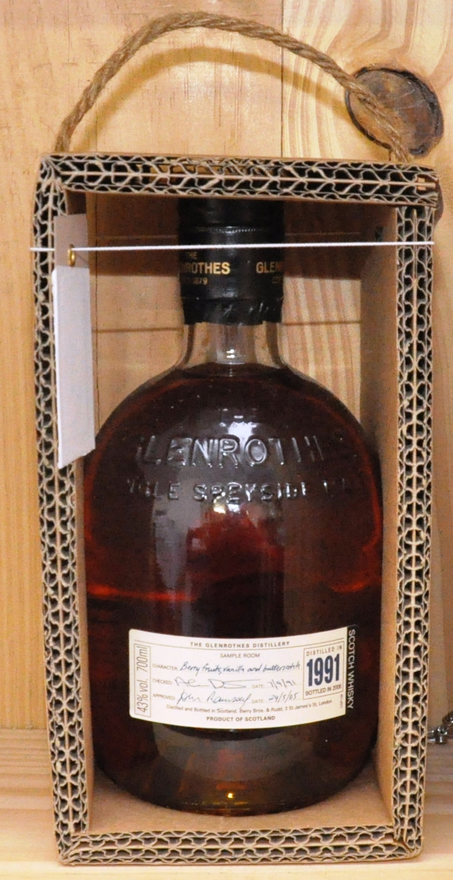 Glenrothes - Distilled 1991 - Speyside - 16 year old 43% vol - Whiskey