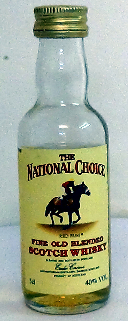 The National Choice Fine Old Blended Scotch 4cl