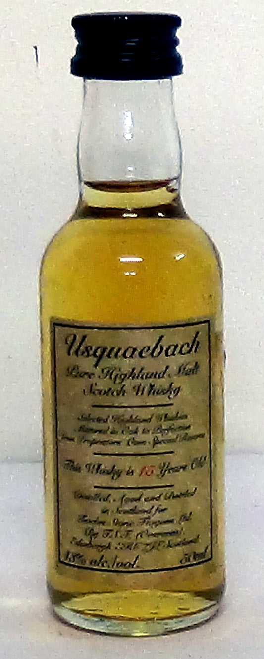 Usquaebach 15 YO Pure Highland Malt 5cl