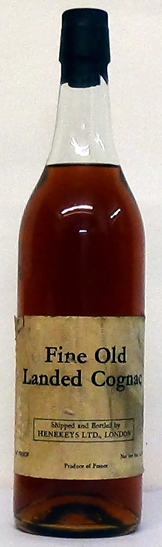 1960s Fine Old Landed Cognac Shipped & Bottled by Henekeys Ltd, London