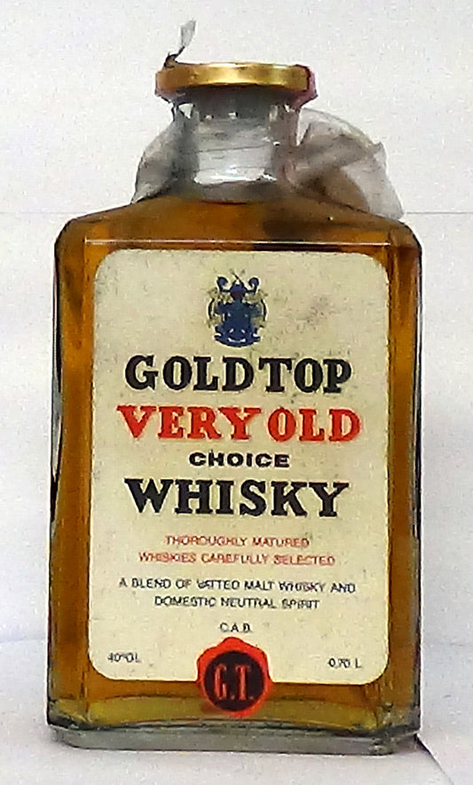 1960s Gold Top Very Old Choice Whisky
