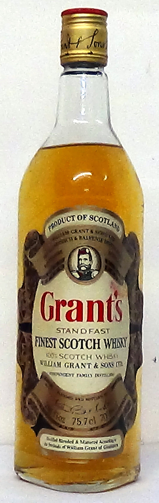 1960’s Grant’s Stand Fast 70 proof 26 fl oz