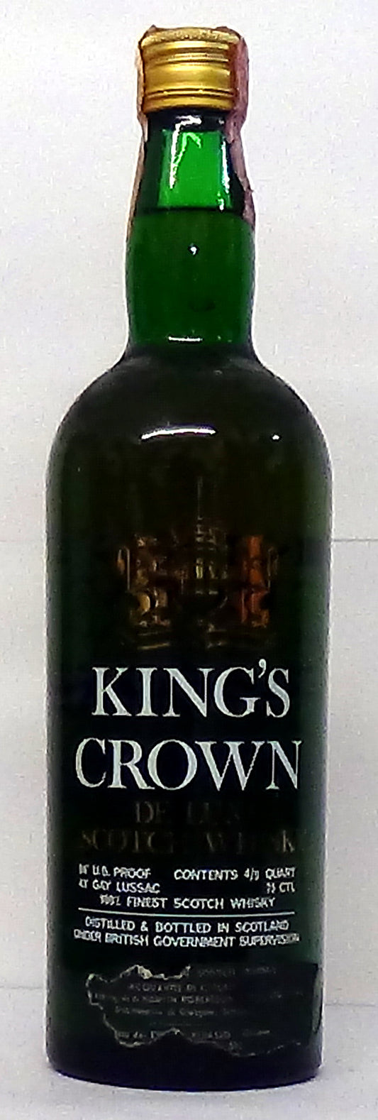 1960s King’s Crown De Luxe Scotch Whisky