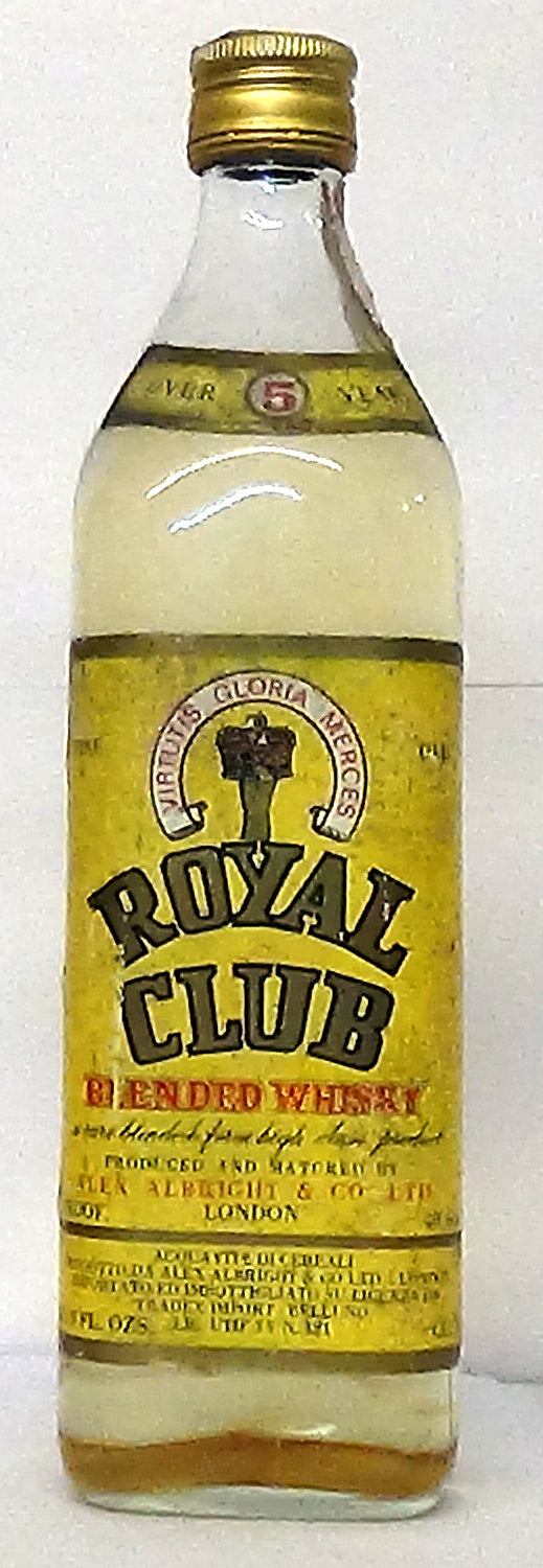 1960s Royal Club 5 Year Old 26 2\3 fl oz