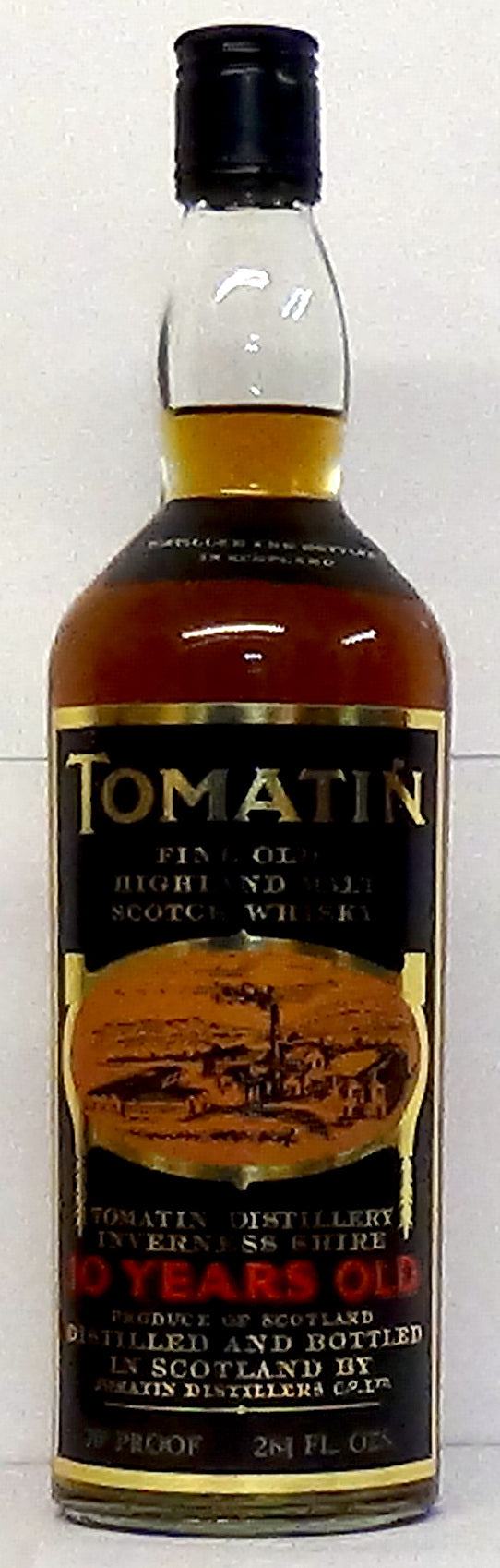 1960s Tomatin 10 Year Old 26 Fl oz