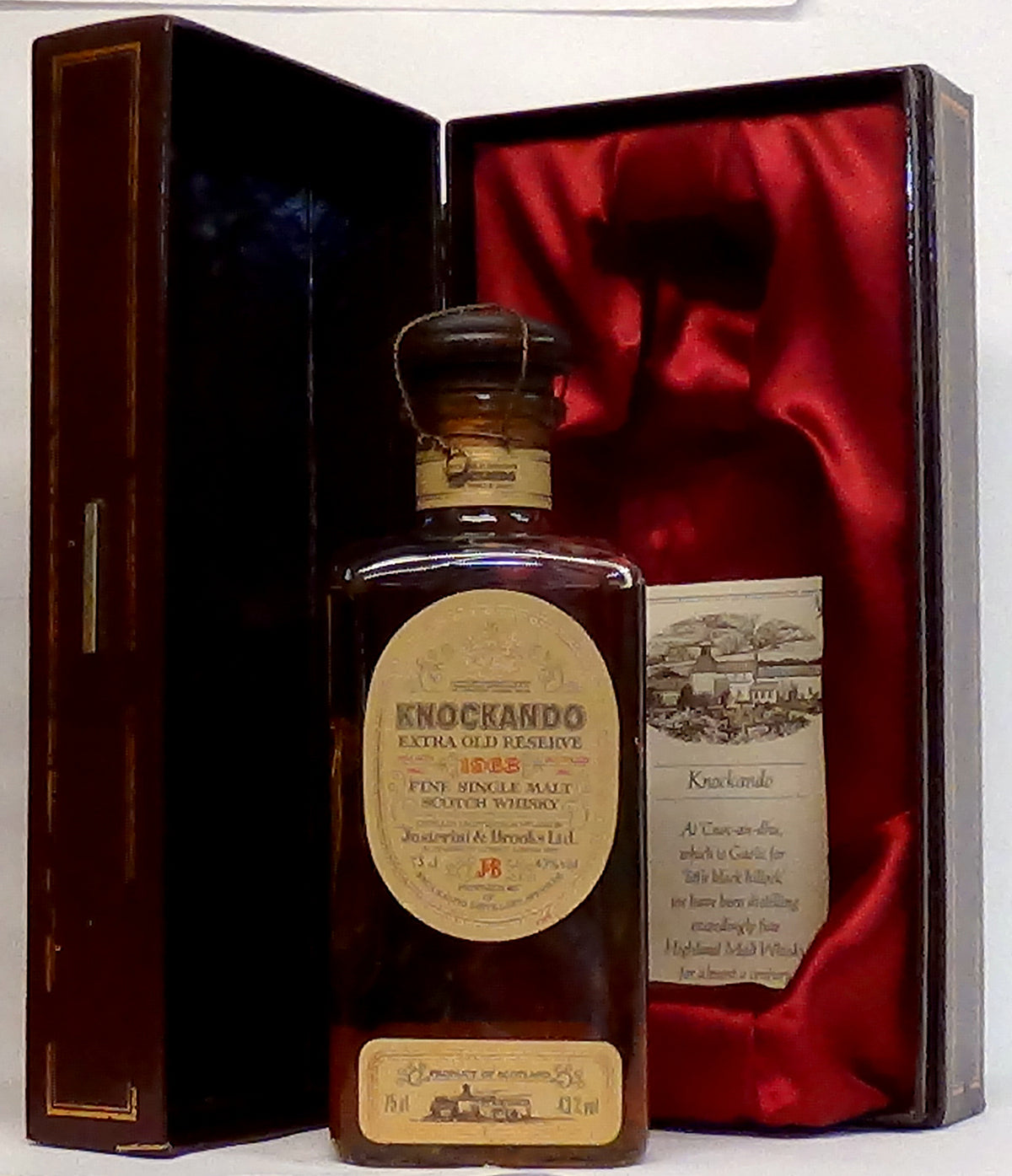 1963 J&B Justerini & Brooks Knockando Extra Old Reserve, Fine Single Malt bottled in 1985