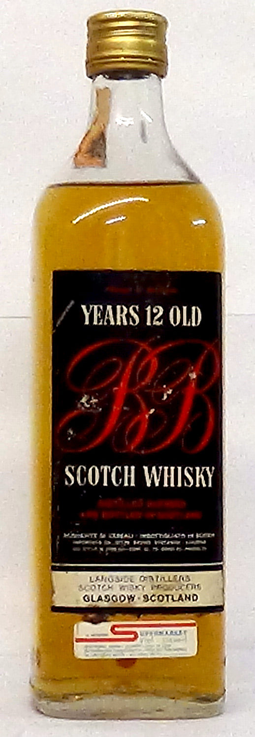 1970s BB 12 Year old Scotch
