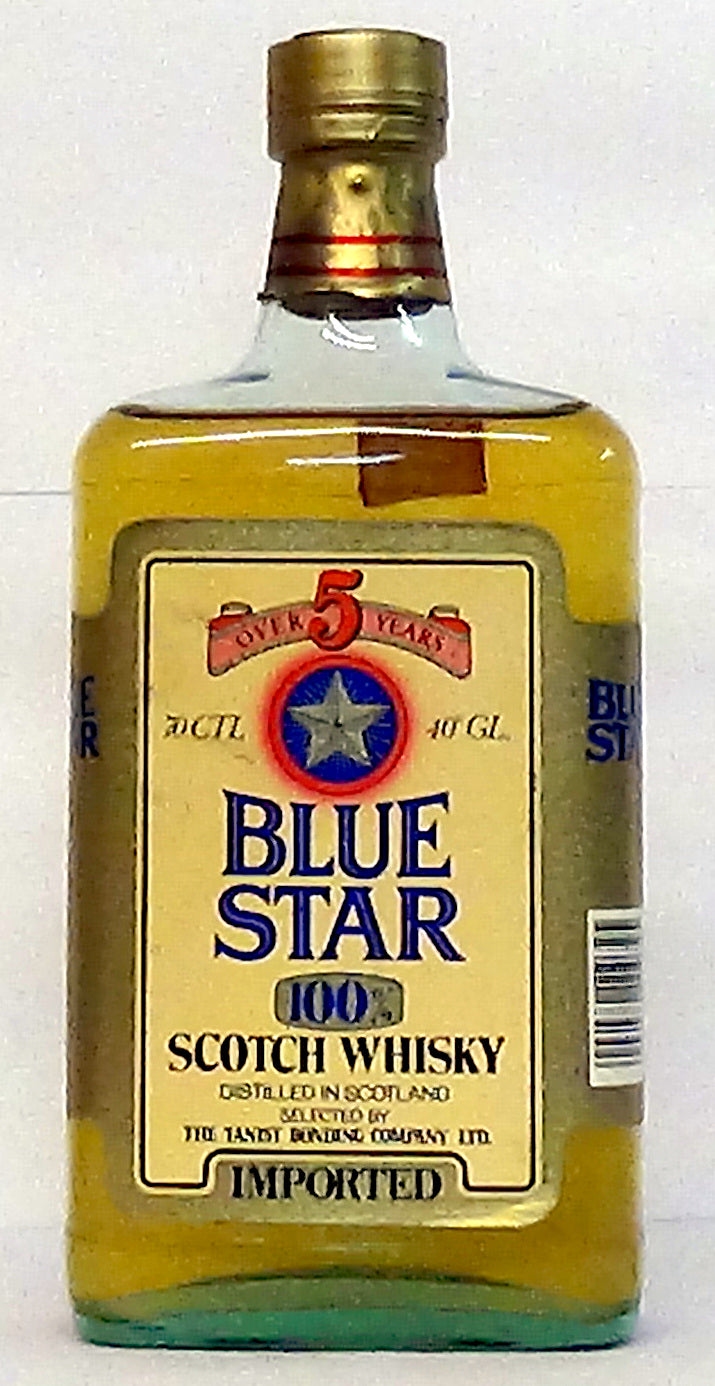 1970s Blue star Over 5 Years 100% Scotch