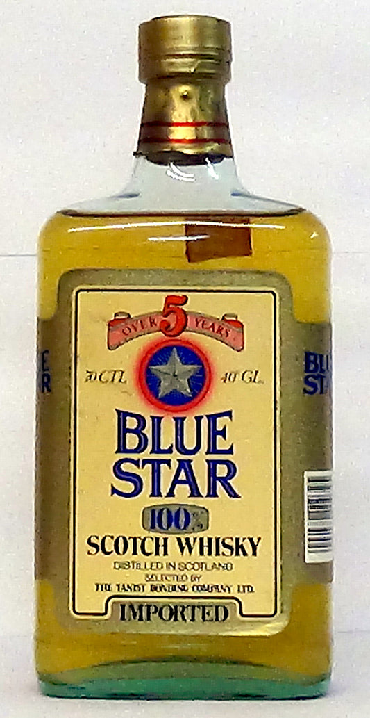 1970s Blue star Over 5 Years 100% Scotch