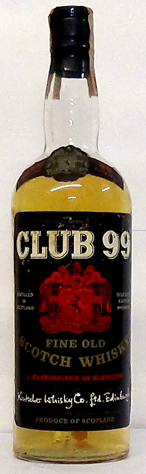 1970s Club 99 Fine Old Scotch