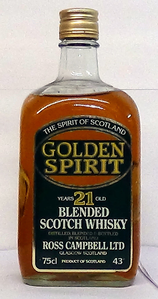 1970s Golden Spirit 21 Year Old