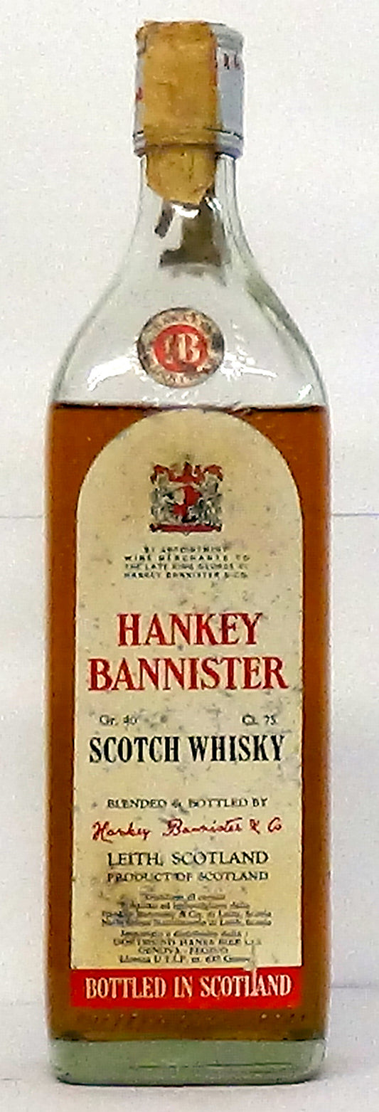 1970s Hankey Bannister Scotch Whisky
