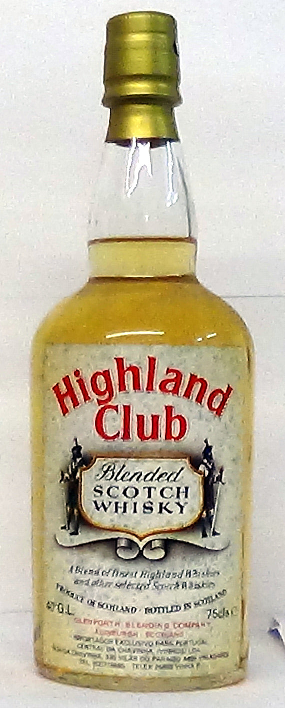 1970s Highland Club Blended Scotch
