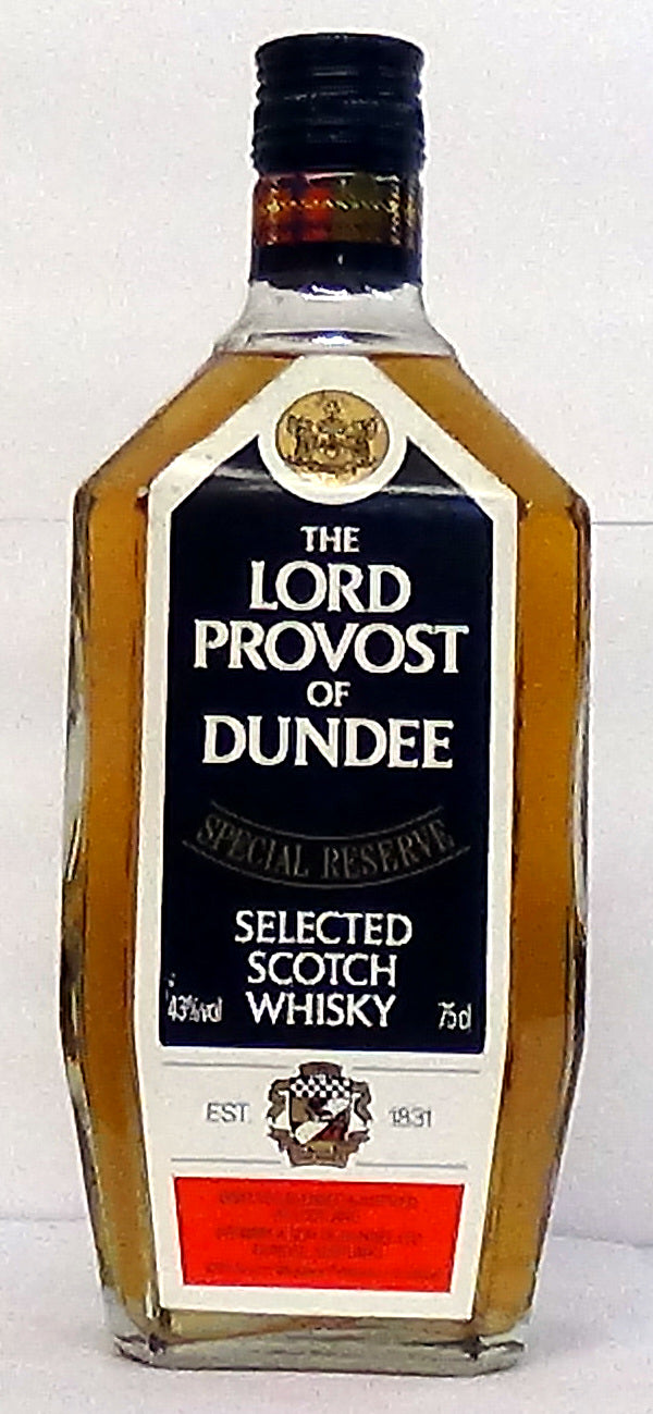 1970s Lord of the Provost of Dundee Special Reserve Selected Scotch