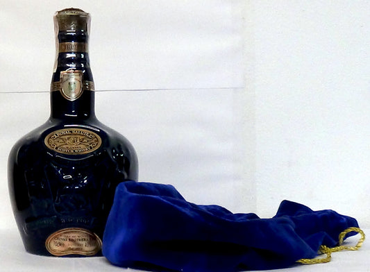 1970s Royal Salute 21 Year Old Sapphire Flagon