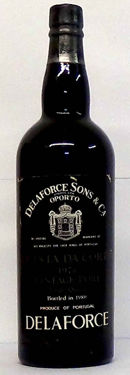 1978 Delaforce Quinta da Corte, Single Quinta Vintage Port