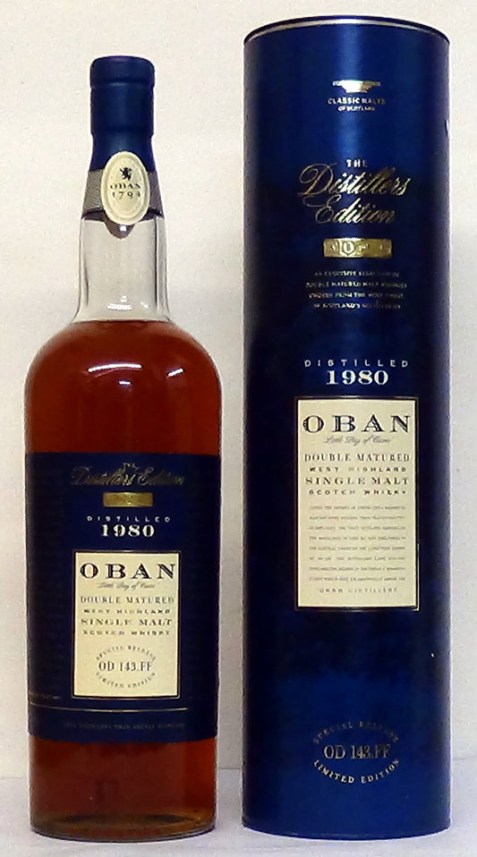 1980 Oban The distillers edition Double Matured OD 143.FF