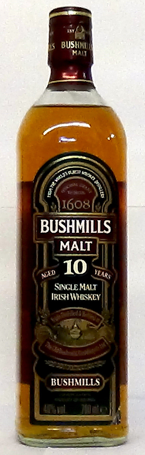 1980s Bushmills 10 Year Old Malt Whiskey