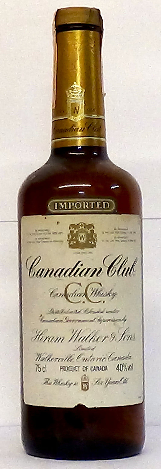 1980s Canadian Club 75cl
