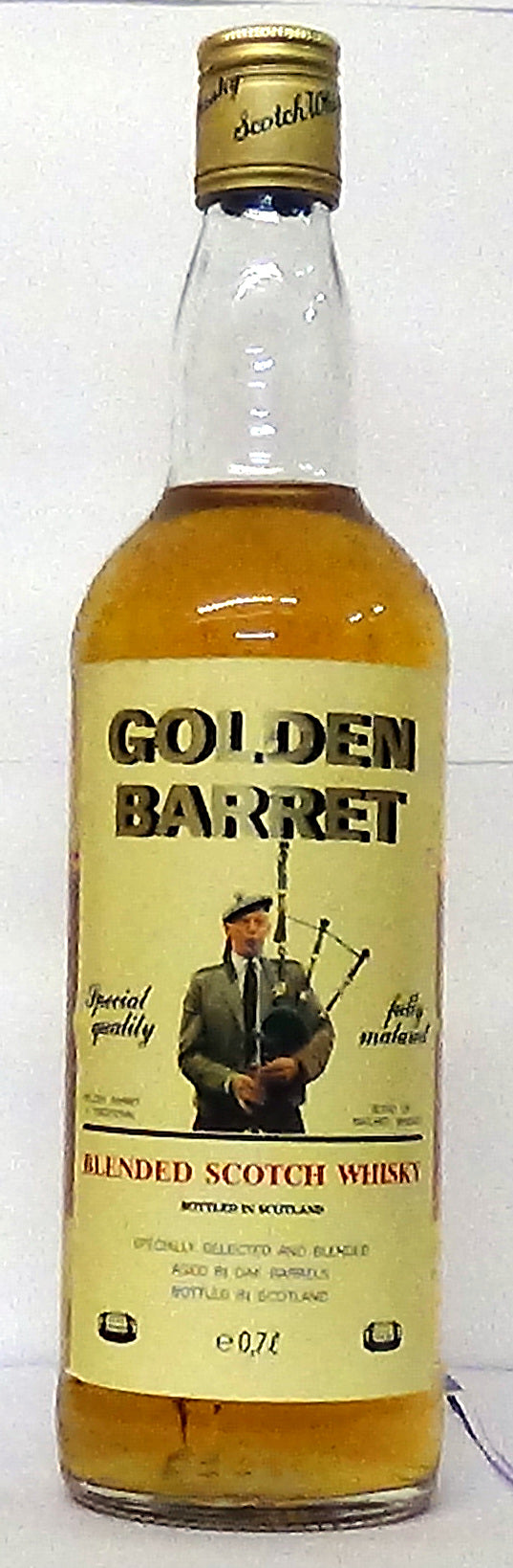 1980s Golden Barret Blended Scotch
