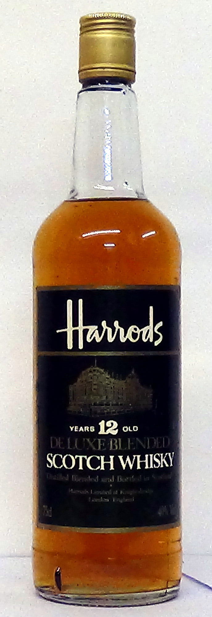 1980s Harrods 12 Year Old DeLuxe Blended Scotch