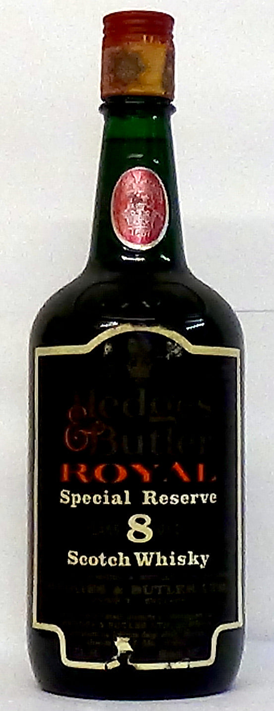 1980s Hedges and Butler 8 Year Old Royal Special Reserve