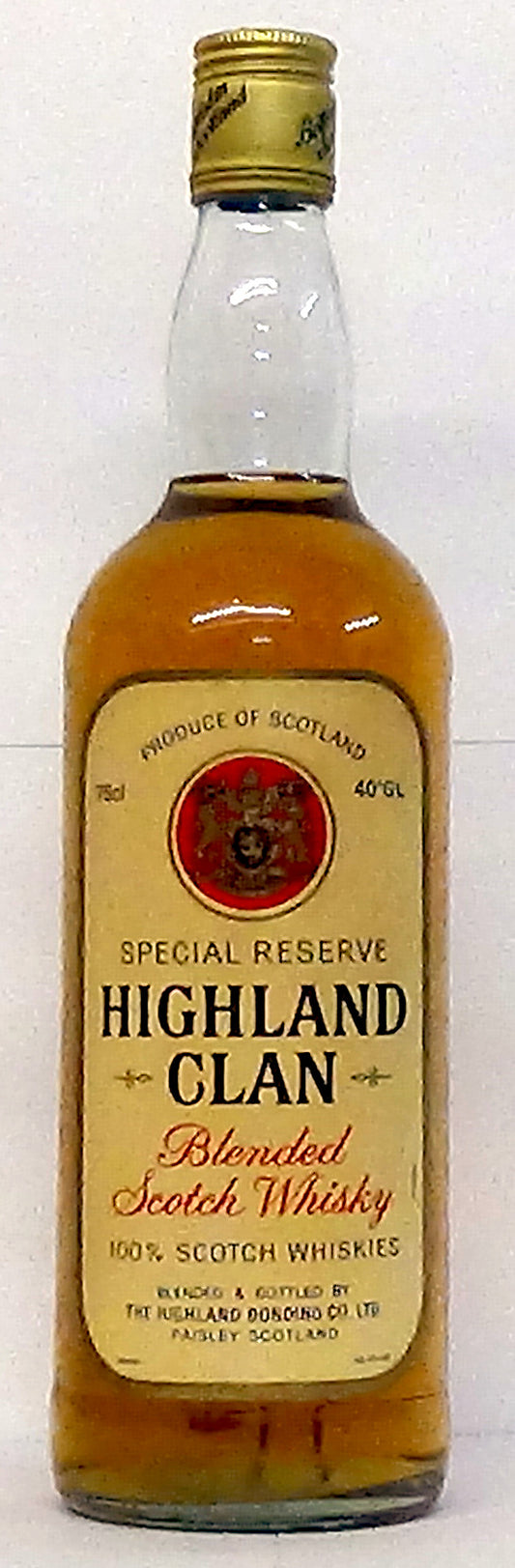 1980s Highland Clan Special Reserve