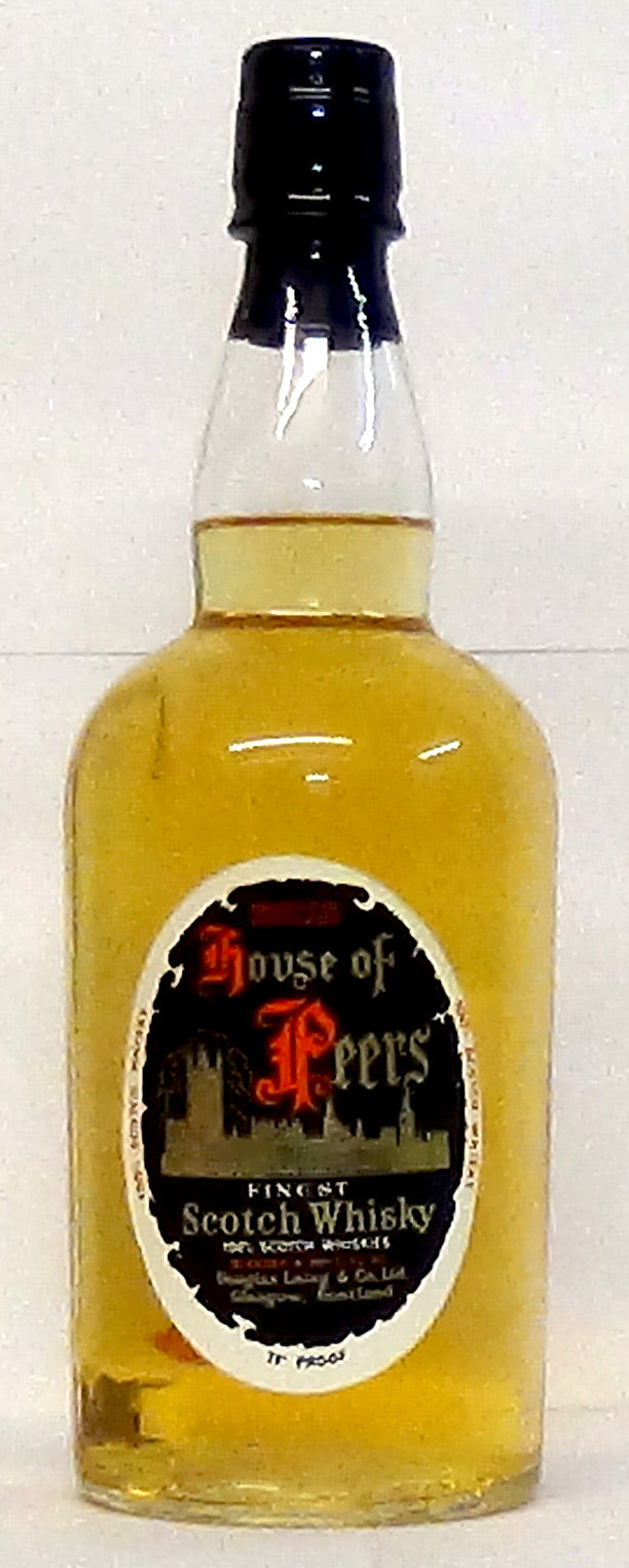 1980s House of Peers Finest Scotch 75 Proof