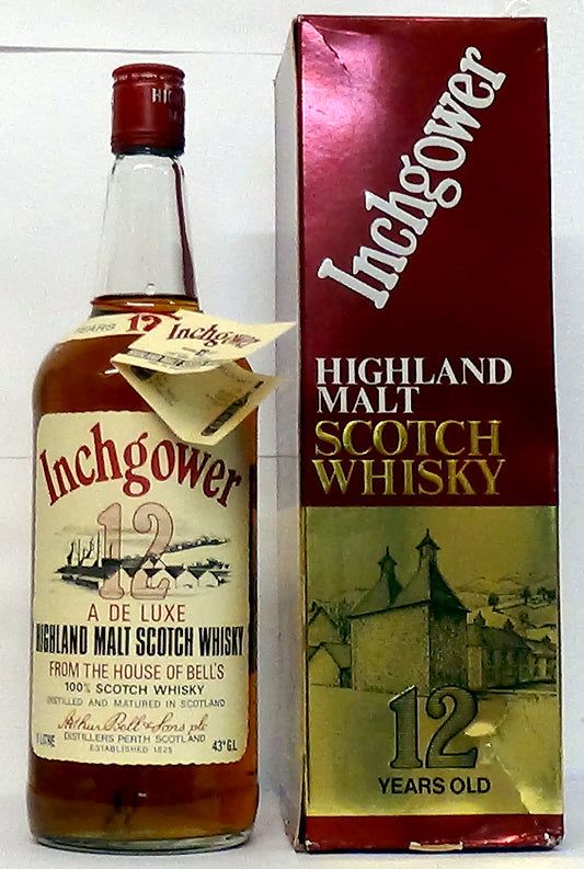 1980s Inchgower 12 Year Old Highland Malt 1 Litre