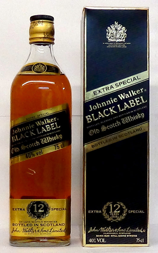 1980s Johnnie Walker 12-Year-Old Black Label (Extra Special) Old Scotch Whisky