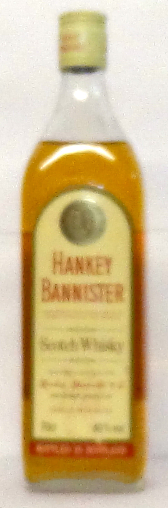 1980s Mid Hankey Bannister Blended Scotch Whisky NO PHOTO