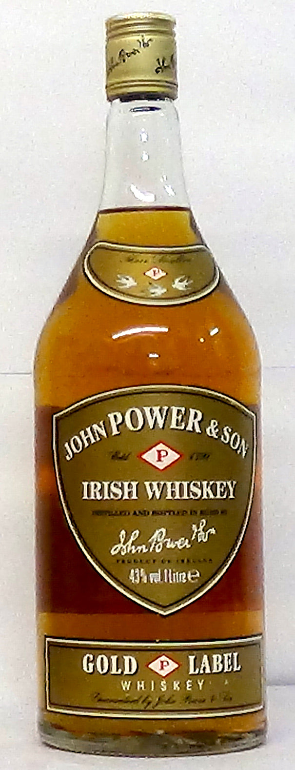 1980s Powers Gold Label Irish Whiskey