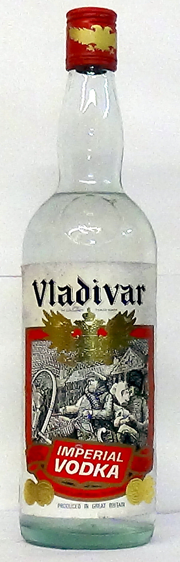 1980s Vladivar Imperial Vodka, produced by Gilbert & John Greenall of