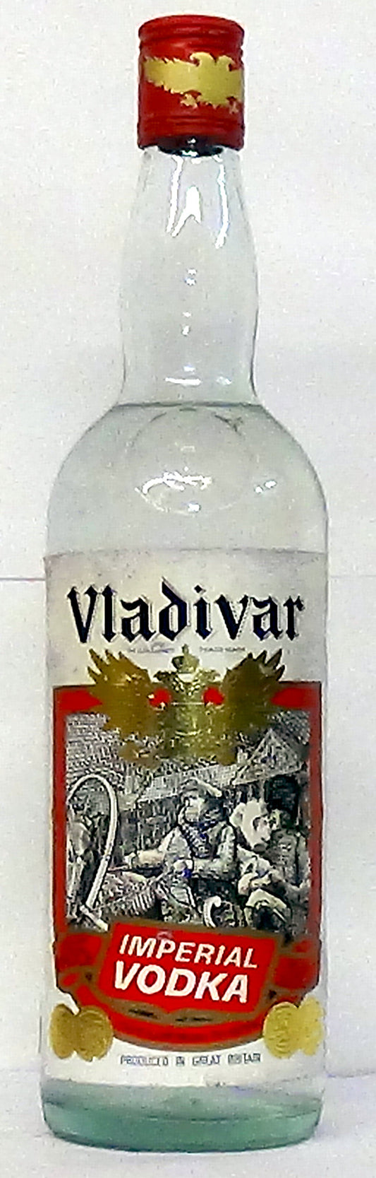 1980s Vladivar Imperial Vodka, produced by Gilbert & John Greenall of