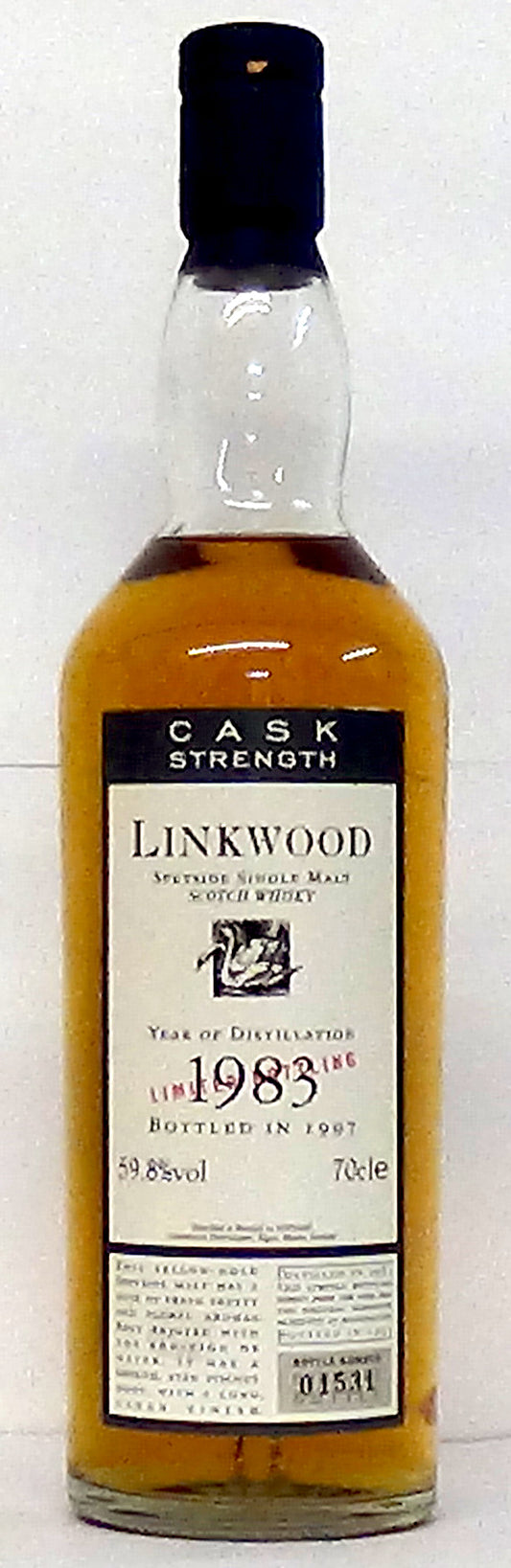 1983 Linkwood, bottled 1997 Flora & Flora Cask Strength 59.8% vol